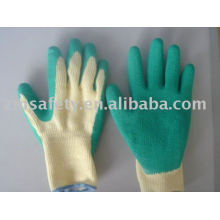 Gants en coton enduits de latex